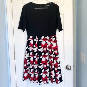 Oxiuly Fit and Flare Dress